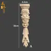 Columna Romana Estilo Europeo Talla en Madera Maciza Decoración Sencilla Estilo Europeo Cabeza de Columna Estilo Chino Viga de Soporte Almohadilla para Viga de Soporte Mueble Chimenea Armario