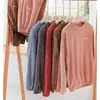 Ropa de Invierno para Mujer de Coral Fleece, Parte Superior de Pijama de Franela Cálida con Forro de Fleece para Parejas de Hombres, una Pieza Engrosada y Cálida