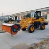 Fornecimento de fábrica varredora de neve modificada para pá carregadeira grande pá carregadeira empilhadeira multifuncional varredora de neve