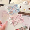 ¡¡¡Súper lindo!!! Horquilla de Gafas Dulces de Dibujos Animados Accesorios para el Cabello Horquilla para Niña Flequillo Ins Linda Chica Gafas Horquilla para el Cabello