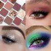 Paleta de sombras de ojos de color maestro a juego suministro directo de fábrica color mate nacarado - súper pigmentación sin caída de polvo maquillaje a prueba de agua y sudor herramienta de maquillaje de belleza portátil con ventosa magnética sombra de ojos