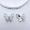 Mariposa de Zirconia Microincrustada que Conserva el Color Chapada en Oro Cuentas Espaciadoras de Múltiples Agujeros Pulsera de Perlas Hecha a Mano para Manualidades DIY Accesorios para Joyería