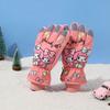 Guantes de esquí de invierno para niños impermeables cálidos para niños juego al aire libre nieve más acolchado de terciopelo dibujos animados lindos comercio exterior al por mayor