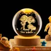 Luz Noturna Popular Transfronteiriça, Bola de Cristal Céu Estrelado, Luminária de Mesa LED para Quarto, Ornamento de Mesa, Presente para Estudantes, Atacado