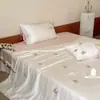 Fabricante Original Colcha de Verano para Dormir, Colcha de Verano Refrescante Bordada de Tencel Lenzing de 60 Hilos, Colcha Fresca de Seda para Aire Acondicionado al por Mayor