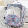 Bolsa para Zapatos Material Sarga 290T Caja para Zapatos de Tres Capas Almacenamiento para Viajes Bolsa para Zapatos de Tres Posiciones Bolsa de Almacenamiento Viajes Tela Oxford