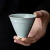 Taza Douli Ruyao para Uso Doméstico, Taza de Maestro de Gran Capacidad, Juego de Té de Cerámica de Alta Gama, Taza de Té Personal, Taza de Té