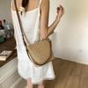 Bolso Bandolera Versátil de Moda 2026 Bolso de Mano Tejido con Rayas Arcoíris Bolso de Hombro Simple de Moda para Mujer para el Trabajo