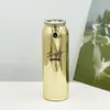 Garrafa de Alumínio Spray de Alta Qualidade com 40 de Diâmetro Revestimento UV Tanque de Alumínio Dourado Binário