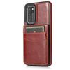 Para Huawei P40 capa traseira tipo cartão celular capa de couro Mate40/30lite capa protetora para cima e para baixo aberta borda completa