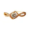 Anillo de Plata Art Source S925 Plata Pura Estilo Francés Clásico Lujo Ligero Fila Cruzada de Diamantes, Anillo de Moda Versátil para Mujer