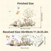 BR93785 adesivos de parede autoadesivos de animais pequenos da selva de contos de fadas de desenho animado, adesivos decorativos para parede de fundo de sala de estar, quarto, cômodo