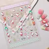 Adesivos de Unha com Elementos de Natal Originais 5D Estéreo em Relevo Feliz Natal Adesivos de Arte para Unhas DIY Joias Estilo Aa