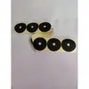 Suministro directo de fábrica negro EVA diámetro 70 mm diámetro interior 14 mm grosor 2 mm junta adhesivo unilateral almohadilla de pie de espuma pegamento