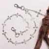 Estilo Nuevo Transfronterizo Europeo y Americano, Cadena para Pantalones de Metal con Colgante de Cruz de una Sola Capa Personalizada y Versátil, Accesorios de Alta Gama