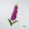 Flores de seda, flores artificiales, materiales florales para bodas, jacinto de un solo tallo, arreglo de escena para salón de bodas, arreglo floral para jardinera exterior, hierba de pez dorado