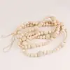 Fio de Contas de Madeira Natural DIY Acessórios para Joias Feitas à Mão Kit de Material para Pulseira Colar de Contas Redondas de Madeira Decoração de Casa