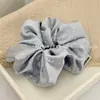 Scrunchie de Tecido de Bolinhas de Alta Qualidade Estilo Coreano para Mulheres, Elástico de Cabelo Elegante, Corda de Cabelo Tendência para Coque, Acessório de Cabelo