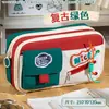 Nuevo Estuche de Lápices de Empalme Retro Americano con Cordón de Alto Valor Nicho No Chocante Gran Capacidad Estuche de Lápices Caja de Papelería para Estudiantes