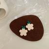 Pendientes de Plata de Ley S925 con Aguja, Chica Queso Matcha, Color de Contraste, Flor de Amor, Nuevos de Moda 2021, Tachuela Linda, Clip para Oreja