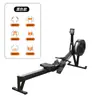 Máquina de Remo con Resistencia al Viento de Fábrica Gimnasio Equipo de Fitness Aeróbico Hogar Resistencia al Viento Entrenamiento de Espalda Máquina de Remo Plegable