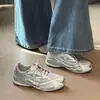 Zapatillas de Entrenamiento Alemanas Transpirables de Malla con Suela Gruesa para Mujer 2026 Nuevo Estilo Retro de Verano Casual Deportivas Zapatos de Papá Tenis Blancos