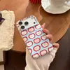 Suporte Magnético Maçã Vermelha 18 Compatível com 17 Pro Max Película Suave Capa de Celular iPhone 16 15 Divertido e Criativo 13