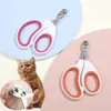 Cortauñas para gatos transfronterizos con agujero redondo, cortauñas pequeños para ciegos, cortauñas de acero inoxidable para mascotas, cortauñas para perros, suministros para mascotas
