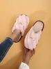 Sapatos Peludos Populares Transfronteiriços 2026 Outono e Inverno Novos Quentes para Interior Femininos Europeus e Americanos Chinelos de Algodão Atacado do Fabricante