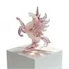Adorno de Vidrio Esmaltado Zibo Año del Caballo, Caballo Mecedora de Carrusel, Carrusel, Adorno de Artesanía de Vidrio My Little Pony