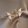 Brincos de Pérola Imitação Barroca de Alta Qualidade, Brincos de Laço com Diamantes Brilhantes de Luxo de Nicho, Novos Brincos Populares Estilo 2026