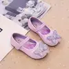 Zapatos de Princesa para Niñas 2026 Nuevo Estilo Zapatos para Niñas Bebé Primavera y Otoño Suela Suave Zapatos Individuales Niños Pequeños y Medianos Elegantes Zapatos Pequeños de Cuero Modernos