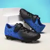 Zapatos de fútbol para niños transfronterizos de velcro con tacos para jóvenes y estudiantes de primaria para entrenamiento deportivo y competición, tallas 29-39