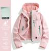 Chaqueta Rígida Woodpecker para Mujer 2025 Nueva Pequeña Resistente al Viento para Exteriores Chaqueta Tres en Uno de Montañismo Super Bonita
