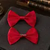 6x 10cm corbata de moño hecha a mano moño cinturón de poliéster moño para ropa juguete accesorios de ropa