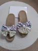 Nuevas Zapatillas de Casa con Lazo de Tela, Antideslizantes, Suela Suave, para Interior, Hogar, Cuatro Estaciones, de Lino para Mujer, Verano