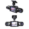Cámaras de Grabación de Conducción de Grado de Exportación Seleccionadas Cuidadosamente con Pantalla Simultánea de Cuatro Lentes de 2 Pulgadas y Grabación Cuatri-Direccional, Imágenes de Reversa, Grabación en Bucle, Transfronterizo