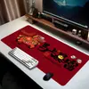 Mouse Pad Criativo de Ano Novo com Texto Espírito de Dragão para Jogos Grande High-End Espessado Resistente à Sujeira Desgastável Tapete para Mesa de Computador