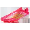 Zapatos de fútbol para niños con tacos TF para césped artificial, deportes al aire libre, AG con tacos largos, para competición, entrenamiento, para niños