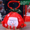 Bolsa de Regalo Navideña Bolsa de Regalo Bolsa de Dulces Bolsa de Regalo de Papá Noel Suministros Navideños Accesorios Caja de Regalo de Terciopelo Dorado