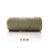 Ruyiniao Hilo de 2 mm Hebra Redonda Hilo de Algodón Hueco Tejido a Mano DIY Material para Bolsas Hilo Grosor Medio Bola de Lana Crochet