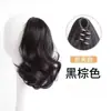 Grampo de Rolo Flor de Pera Rabo de Cavalo Curto Peruca Feminina Estilo Ocidental Pequena Curta Preguiçosa Novo Estilo Chinês Peruca de Cabelo Cacheado Fofo para Mulheres