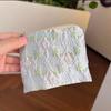 Monedero pequeño Ins con estampado de lápiz labial, bolsa cosmética, bolsa menstrual para niñas, mini almacenamiento, tela, cremallera, bolsa cosmética