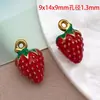 Acero Inoxidable Goteo de Aceite Artificial Estéreo Vegetal y Fruta Sandía Mango Maíz Colgante Pulsera Collar Accesorios de Joyería