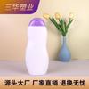 Fabricante Venta al por Mayor 400Mlsod Botella de Miel Pe Botella para Loción Gel de Baño y Ducha Blanco Extruido Forma Especial Botella Plana