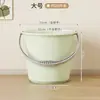 Juego de Lavabo y Cubo para el Hogar para Dormitorio Estudiantil, Cubo de Baño Portátil de Moda, Cubo Grande para Almacenamiento de Agua, Cubo Multifuncional al por Mayor