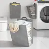 Organizador Multifuncional Montado en la Pared Cesta para Ropa Sucia Nueva Canasta para Ropa Sucia Plegable Hogar Dormitorio Dormitorio