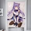 Cortinas de Puerta Personalizadas para Cocina y Dormitorios Sin Taladrar, Separadores de Media Cortina con Succión Magnética, Cortinas Feng Shui, Logotipo Impreso Personalizado