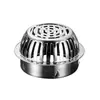 Tapa de Drenaje de Piso de Acero Inoxidable Transfronteriza Red Anti-atascos Comercial Filtro de Rejilla para Tejado Coladera de Drenaje de Canaleta Exterior