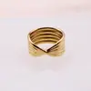 Estilo INS diseño de diseñador sentido del diseño celebridad de internet anillo de lazo abstracto anillo femenino temperamento simple Anillo Nuevo Anillo